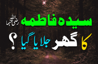 سیدہ فاطمہ کا گھر جلایا گیا؟