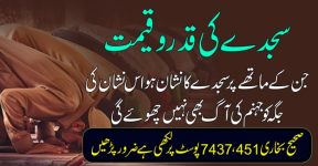 Home 13 سجدے کی قدر و قیمت